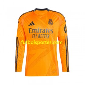 Camiseta Real Madrid Segunda Equipación 2024/2025 Manga Larga